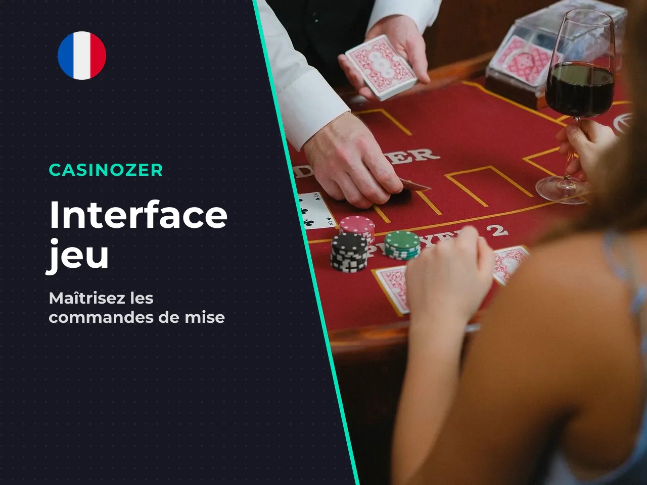 Interface de jeu coin, bet et