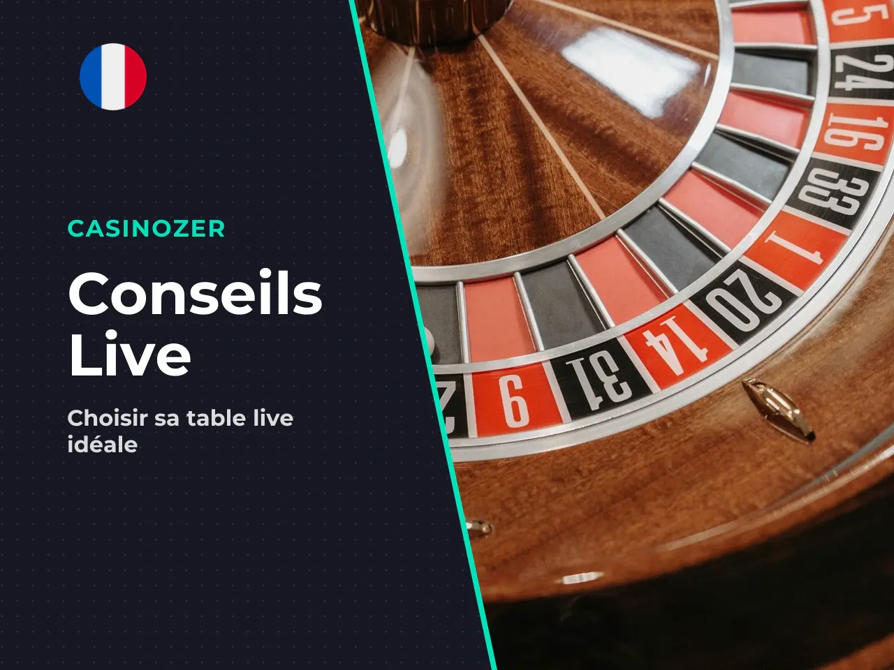 Comment choisir une table avec croupier