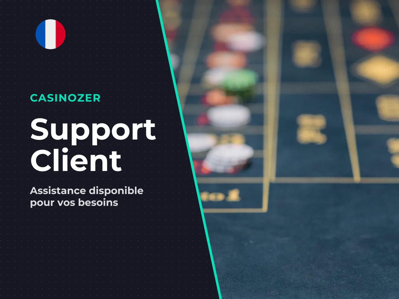 Contacter le support Casinozer. Le service