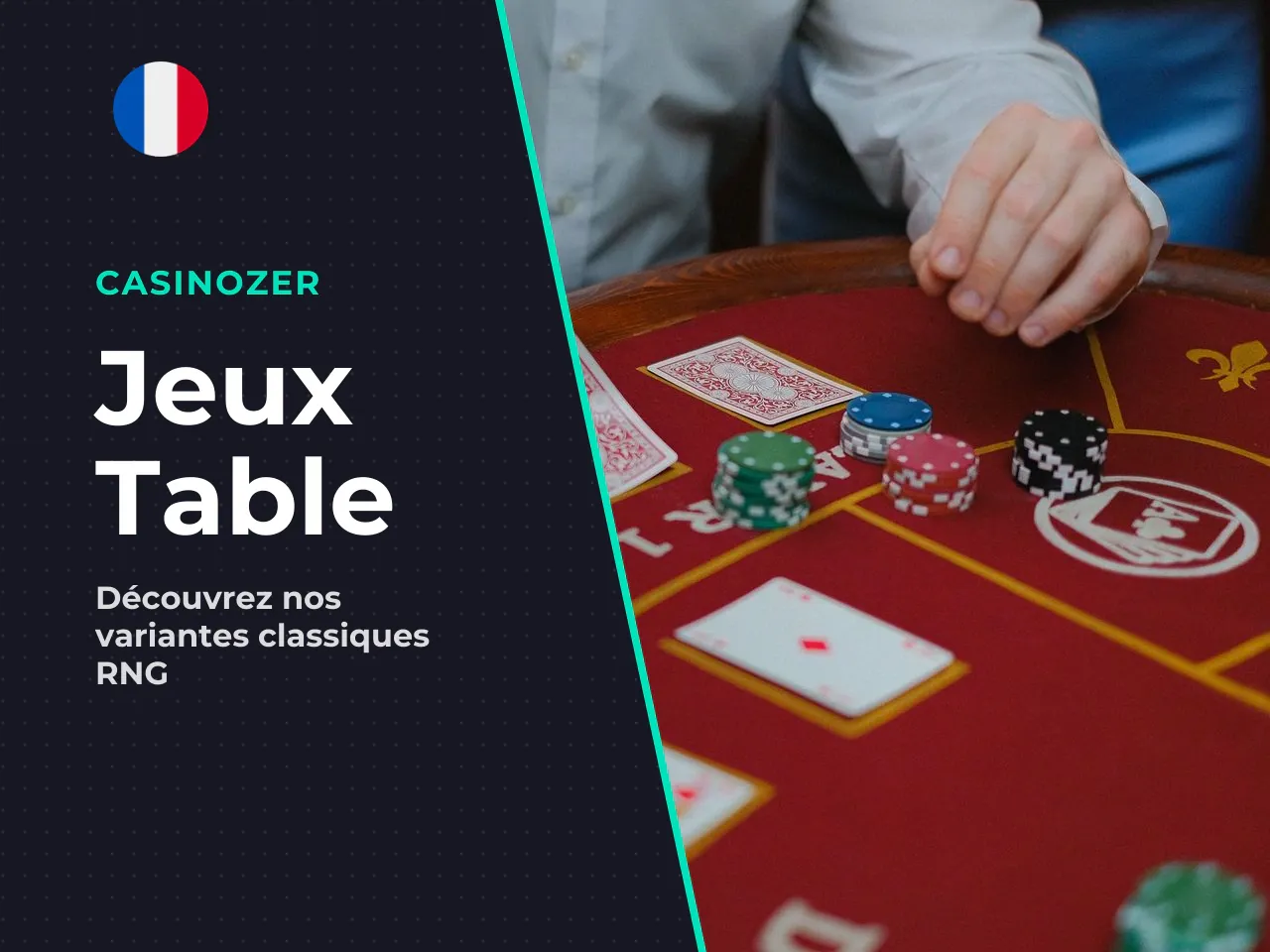 6.2 Roulette, blackjack et baccarat les