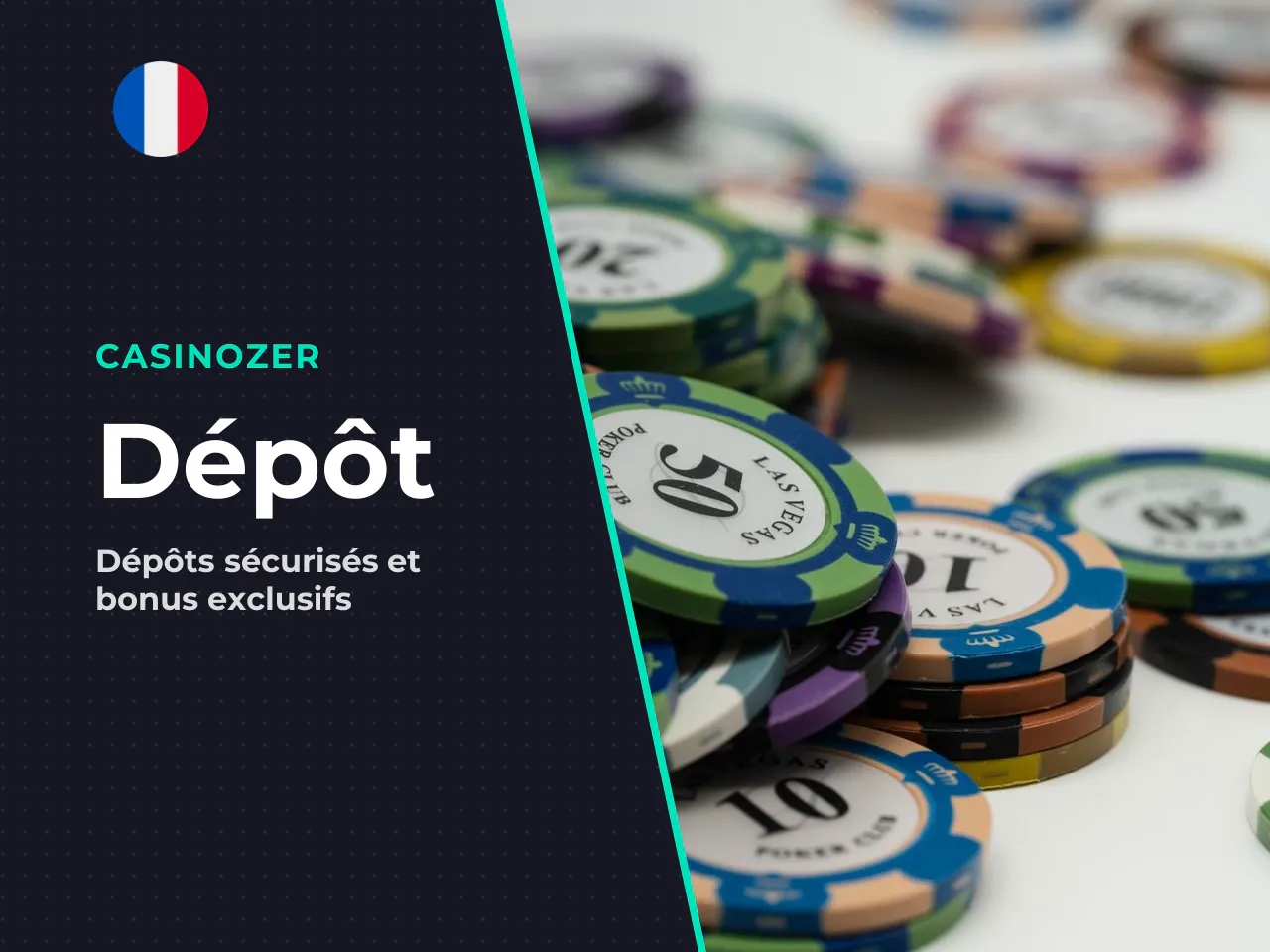 Dépôt Casinozer et accès aux bonus