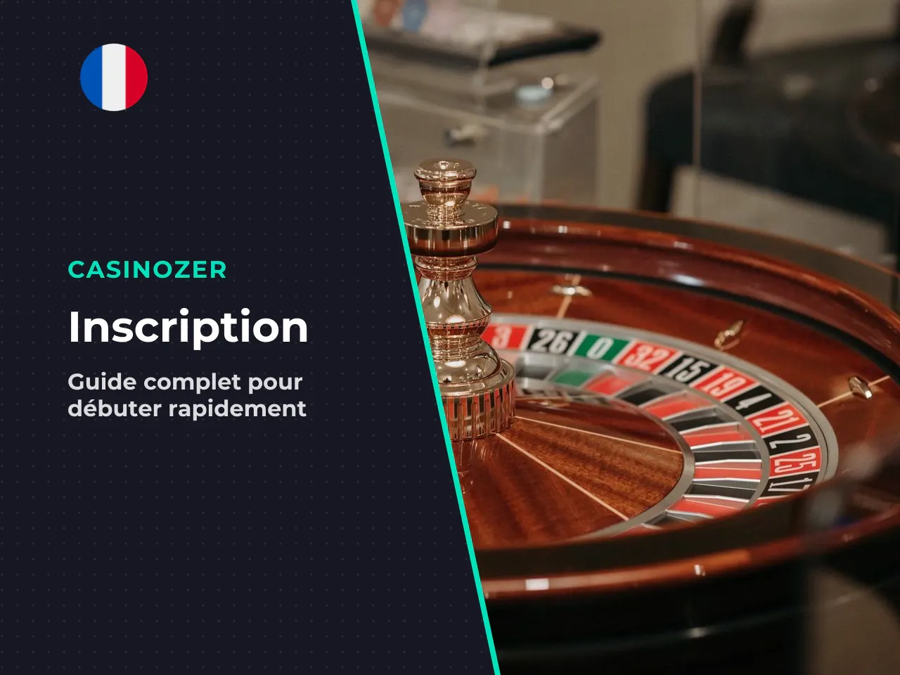 Parcours d'accès à Casinozer Roulette. 1