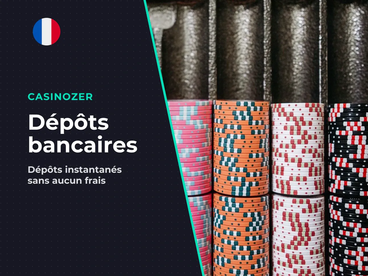 Casinozer SEPA et cartes bancaires. Visa