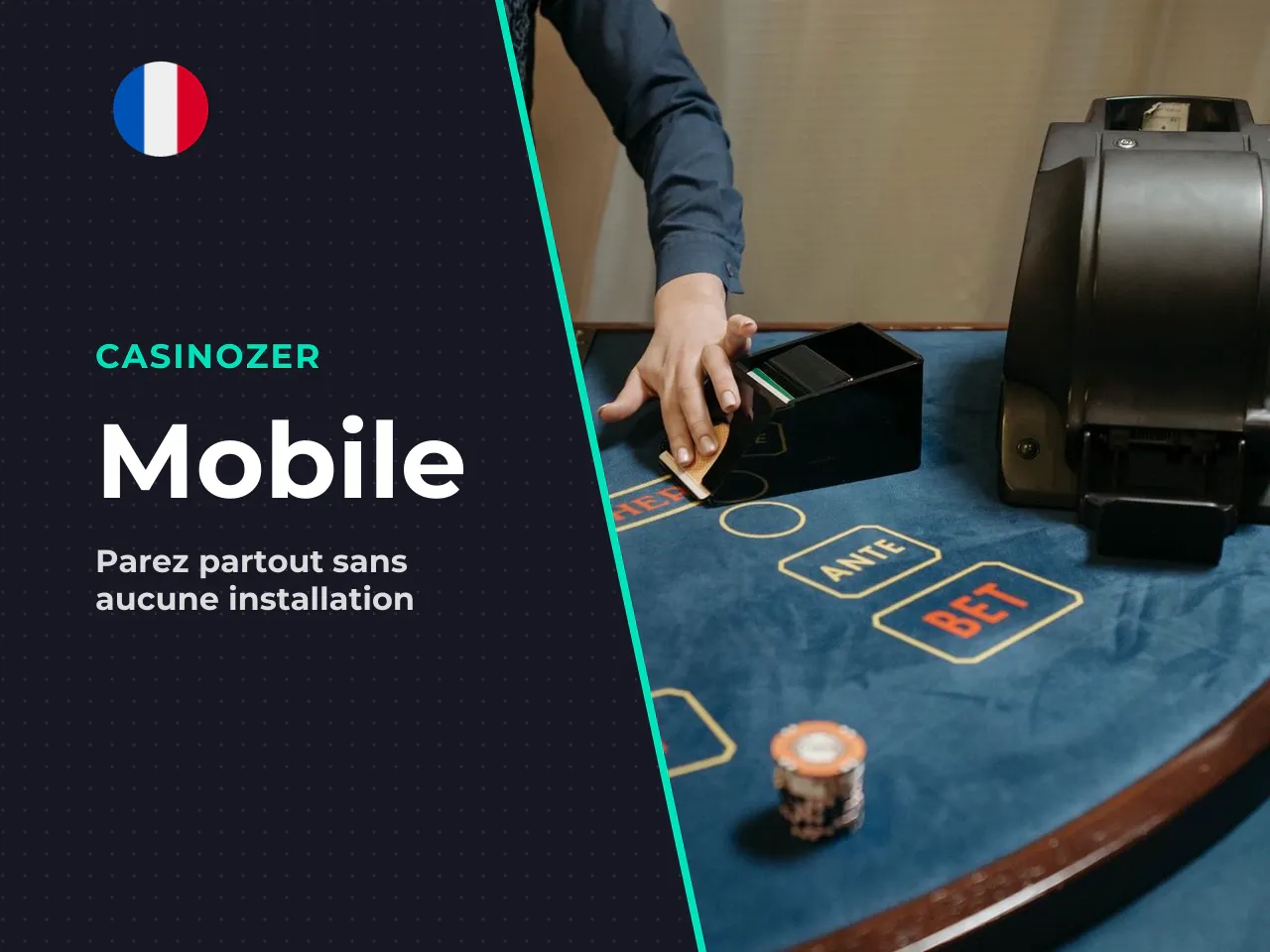 Casinozer sur mobile interface et accès