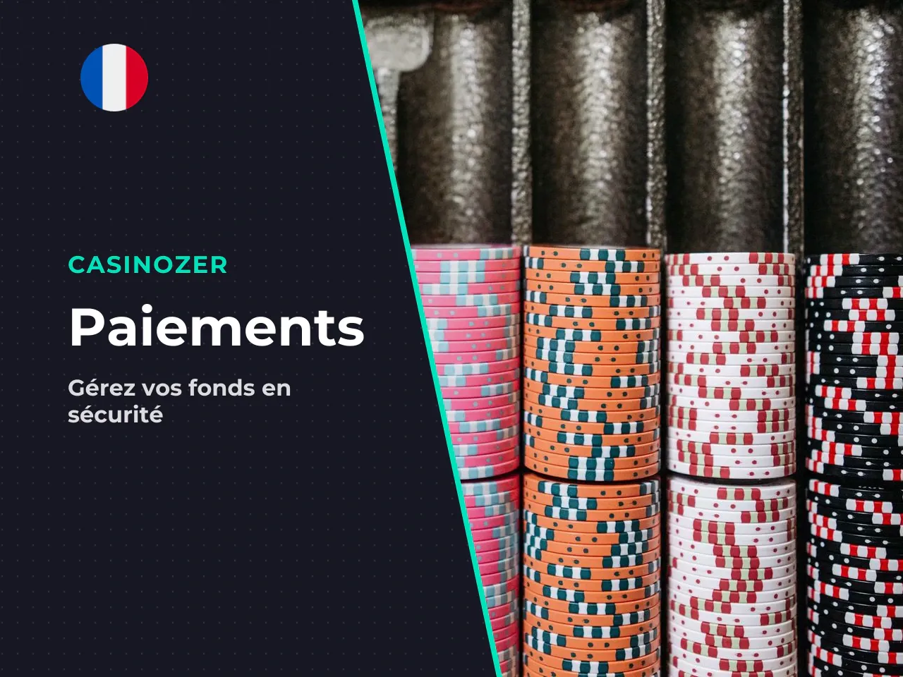 Dépôts et retraits Casinozer méthodes, délais