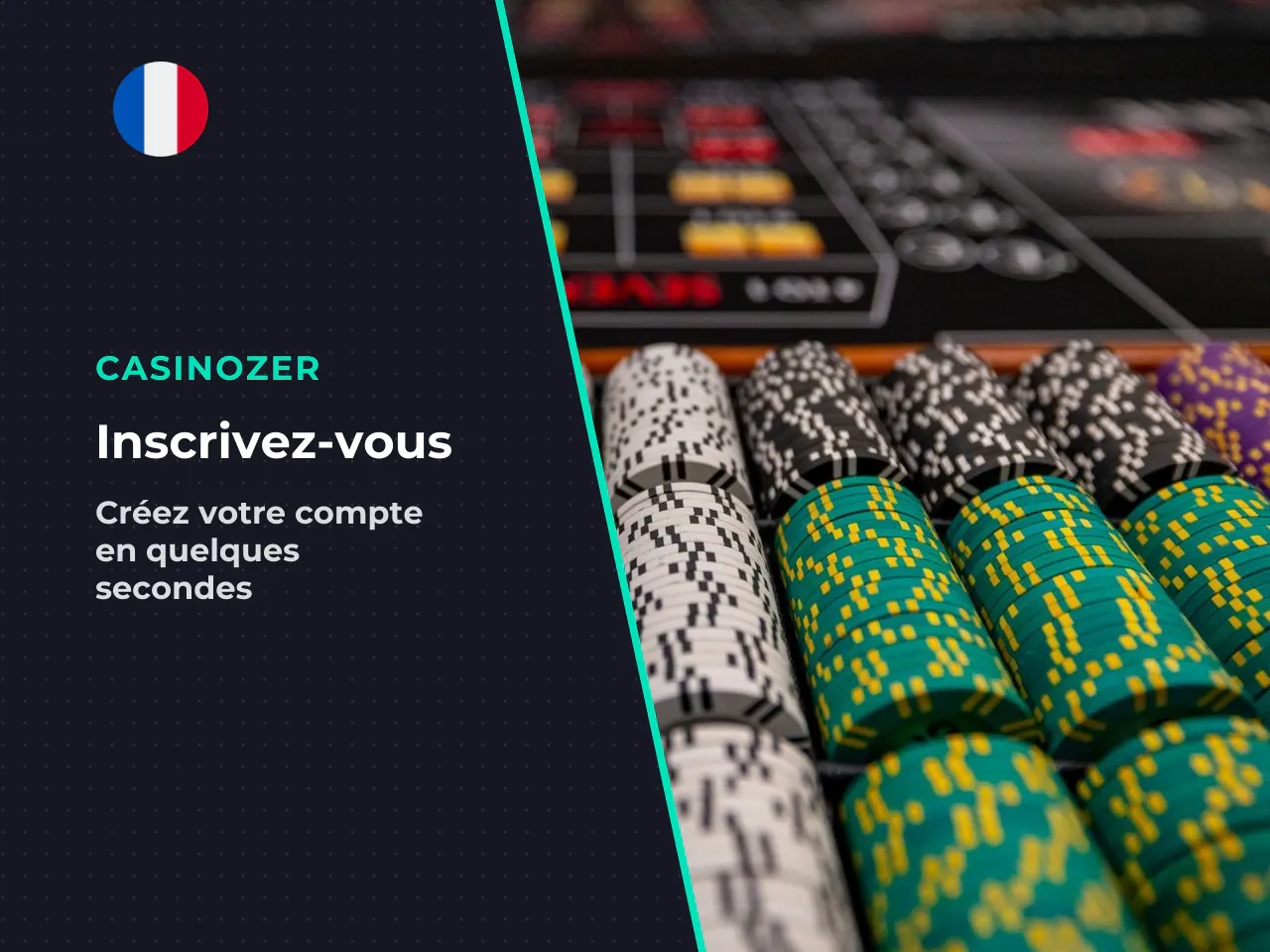 Inscription Casinozer et téléchargement sur mobile