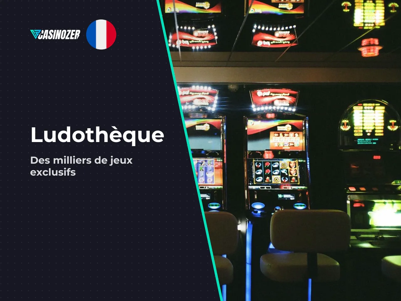 Jeux Casinozer machines à sous, live